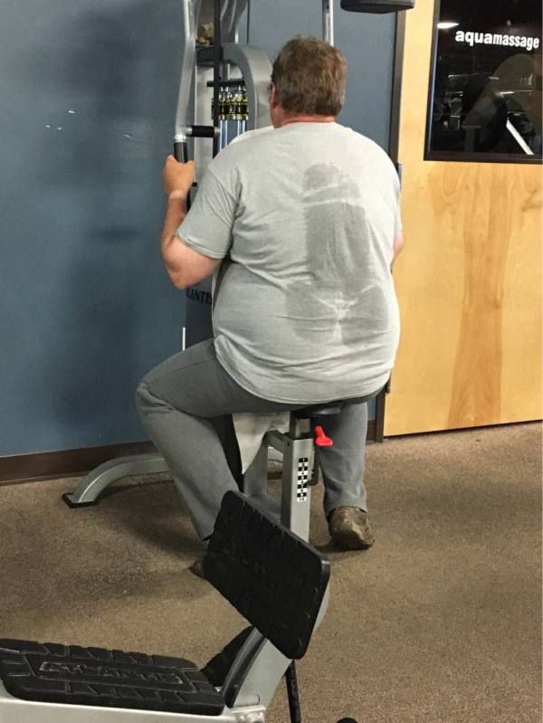  As if we needed a reason to worry any more how we look at the gym